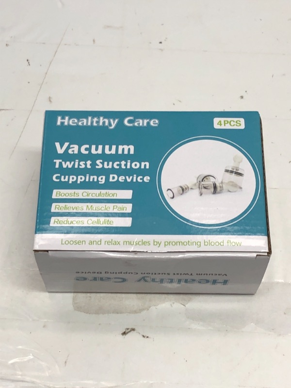 Photo 1 of 4 PIECE VACUUM CUPPING DEVICE 