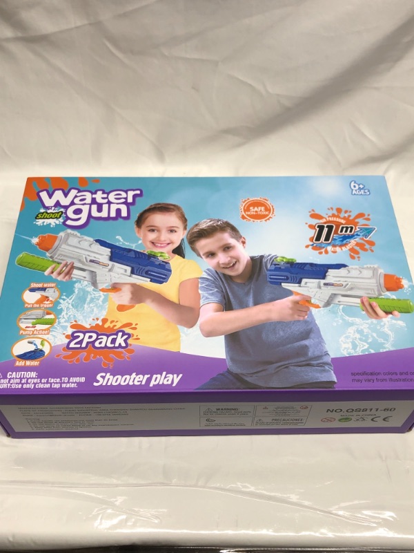 Photo 1 of 2 PACK WATER GUN SET 
