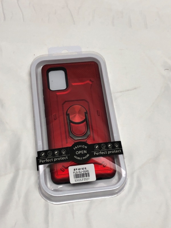 Photo 1 of MOTO G A51 5G PHONE CASE RED