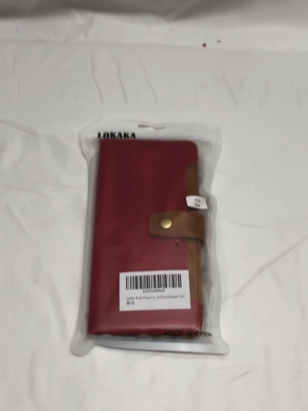 Photo 1 of WALLET PHONE CASE RED FOR A72 MOTO 5G