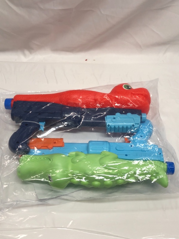 Photo 1 of 2 PACK DINO WATER GUNS 