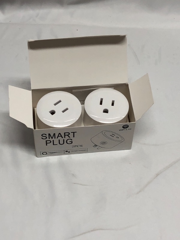 Photo 1 of 2 PACK SMART POWER PLUGS COMPATIBLE WITH ALEXA AND GOOGLE 