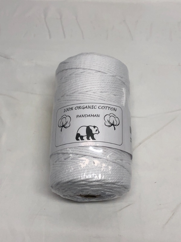 Photo 1 of 100 % ORGANIC COTTON WHITE THREAD ROPE 