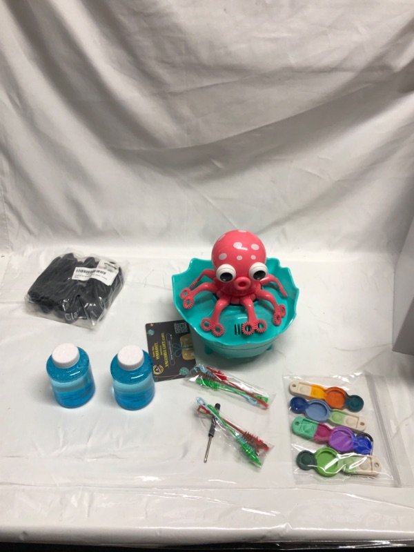 Photo 1 of KIDS OCTOPUS BUBBLE BLOWING MACHINE 