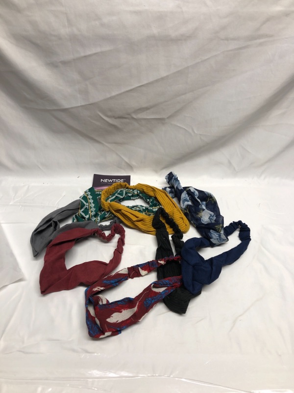 Photo 1 of 8 PACK HEAD BANDS ASSORTED COLORS 