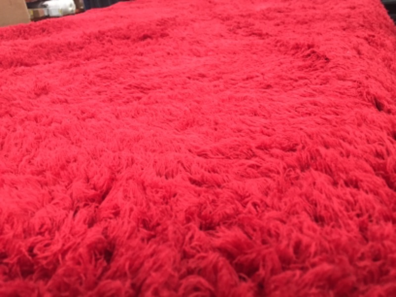 Photo 1 of 7x5 red shag rug 