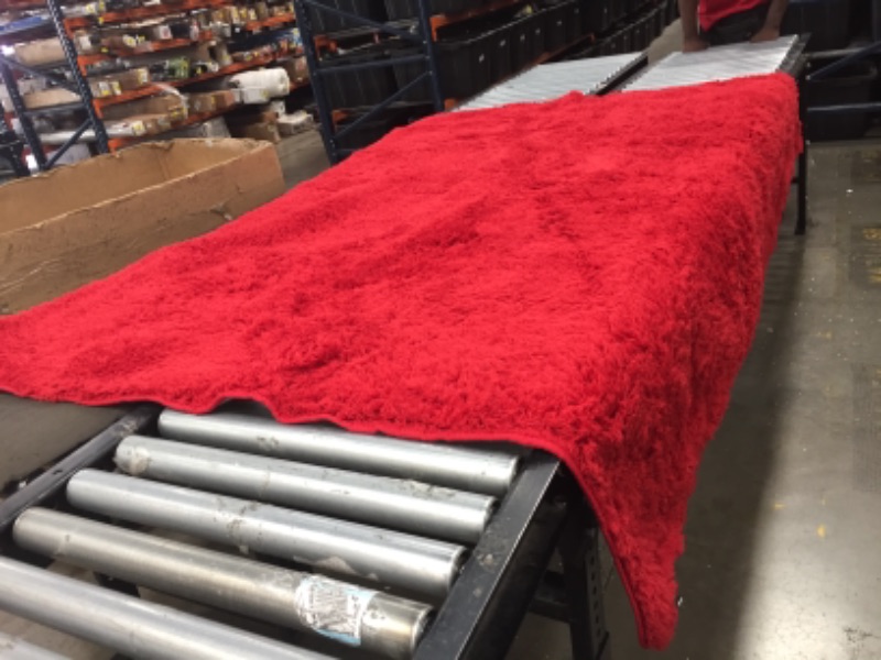 Photo 2 of 7x5 red shag rug 