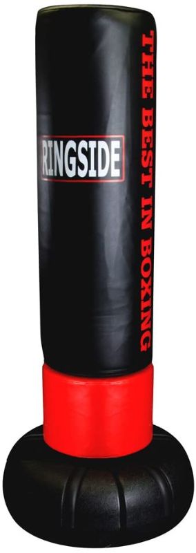 Photo 1 of Ringside Free-Standing Fitness Punching Bag
Product Dimensions ? : ? 58 x 15 x 24 inches; 39 Pounds


//small scratch on item// missing hardware//previously opened 