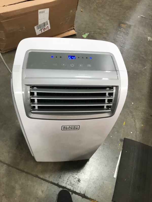 Photo 2 of BLACK+DECKER 6,500 BTU DOE (12,000 BTU ASHRAE) Portable Air Conditioner with Remote Control, White