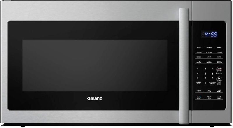 Photo 1 of PARTS ONLY 
Galanz GLOMJA17S2B-10 Range Microwave, Energy Saving/ECO Mode, 1.7 Cu.Ft, Stainless Steel
