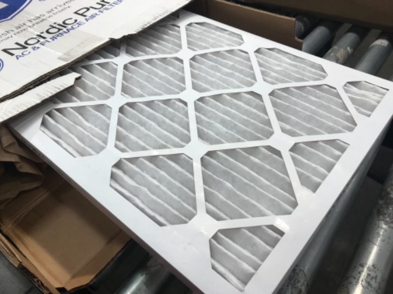 Photo 1 of 16 x 25 x 1 Allergen Pleated MERV 12 - FPR 9 Air Filters (6-Pack)