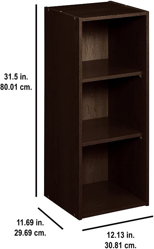 Photo 1 of ClosetMaid 3-Shelf Stacker Laminate Organizer, Espresso