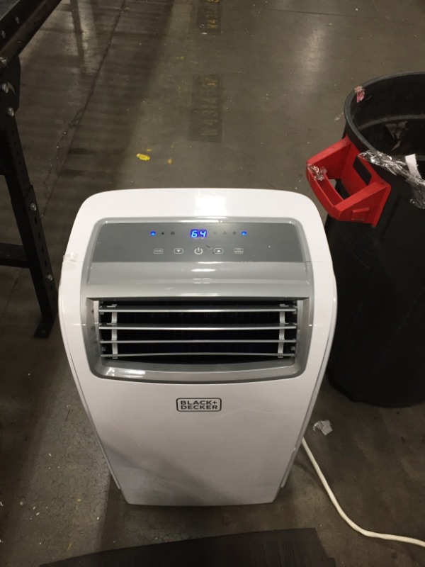 Photo 2 of BLACK+DECKER BPACT14WT Portable Air Conditioner with Remote Control, 7,700 BTU DOE (14,000 BTU ASHRAE), Cools Up to 350 Square Feet, White
