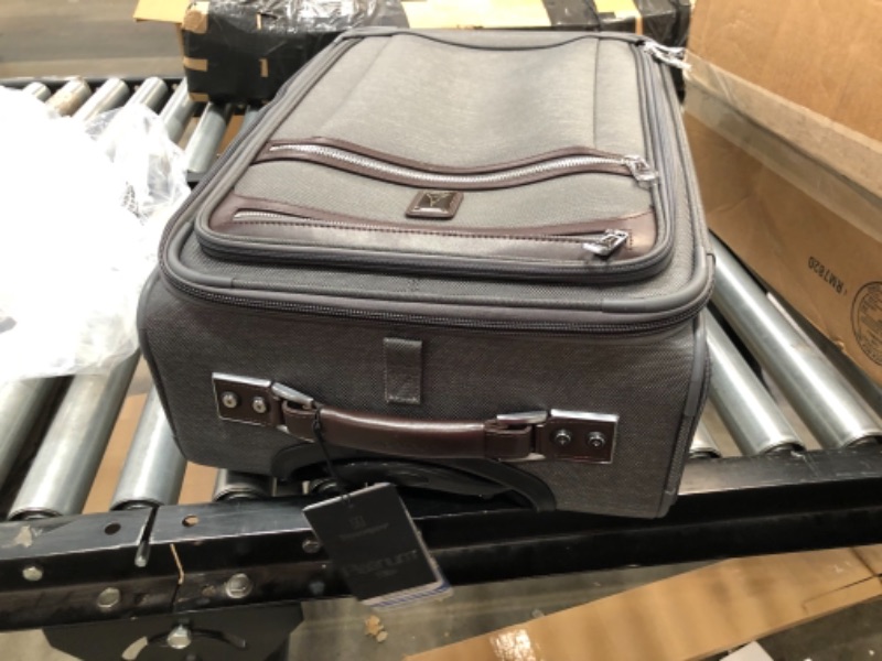 Photo 2 of Travelpro Platinum Elite 22" Expandable Carry-On Rollaboard (Vintage Grey)