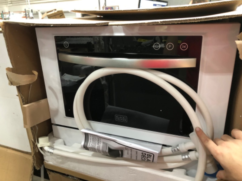 Photo 1 of BLACK+DECKER Compact Countertop Dishwasher, BCD6W