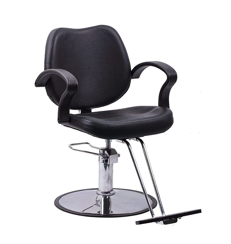 Photo 1 of Beauty Style Classic Hydraulic Barber Chair Styling Chair Salon Beauty Equipment Black
