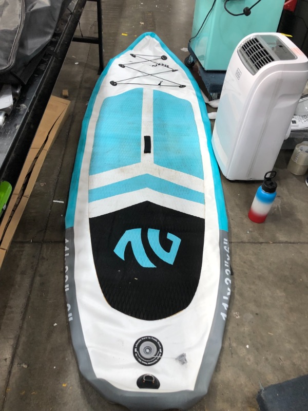 Photo 4 of ADVENOR Paddle Board 11'x33 x6 Extra Wide Inflatable Stand Up Paddle Board with SUP Accessories Including Adjustable Paddle,Backpack,Waterproof Bag,Leash,and Hand Pump,Repair Kit
