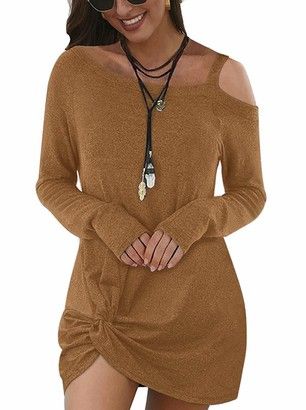 Photo 1 of Berryou Beige Long Sleeve Day Dress size M

