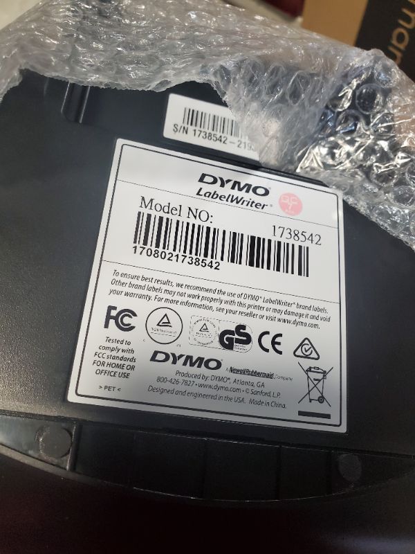 Photo 1 of DYMO 1755120 LabelWriter 4XL Thermal Label Printer
