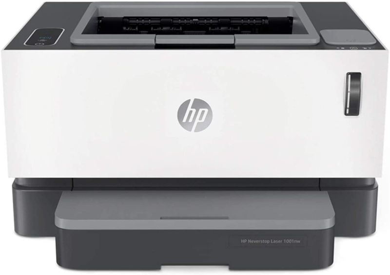 Photo 1 of HP Neverstop Laser Printer 1001nw, Wireless Laser with Cartridge-Free Monochrome Toner Tank (5HG80A)
