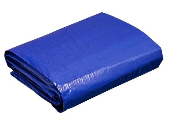 Photo 1 of 12 ft. W x 10 ft. L Blue Medium Duty Tarp
