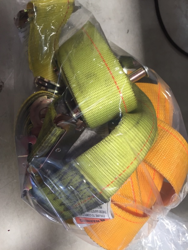 Photo 1 of Assorted E-Track Tie Down Straps 3 ct
**as is**
**no returns**