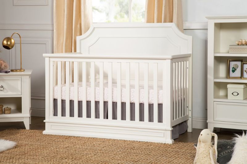 Photo 1 of  MILLION DOLLAR BABY 4-in-1 Convertible Crib in White
--SIMILAR TO ITEM IN PHOTO--