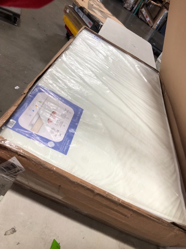 Photo 1 of Delta Children Twinkle Galaxy Dual Sided Premium Recycled Fiber Core Crib and Toddler Mattress - Waterproof - Hypoallergenic - GREENGUARD Gold Certified (Non-Toxic) - 7 Year Warranty - Made in USA
