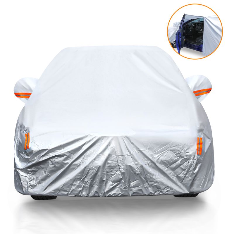 Photo 1 of Audew Car Cover with Zipper Waterproof Car Cover All Weather
