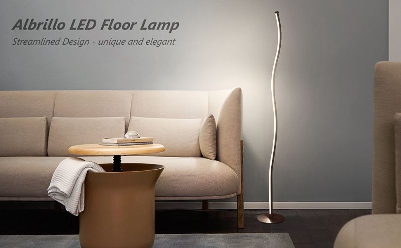 Photo 1 of Albrillo Spiral Design LED Floor Lamp