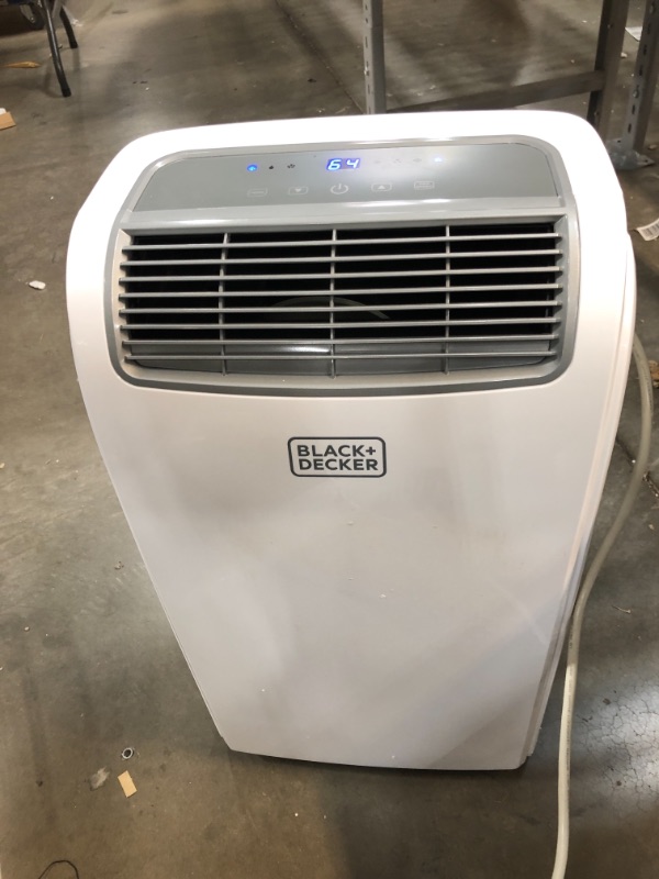 Photo 2 of BLACK+DECKER BPACT08WT Portable Air Conditioner with Remote Control, 5,000 BTU DOE (8,000 BTU ASHRAE), Cools Up to 150 Square Feet, White
