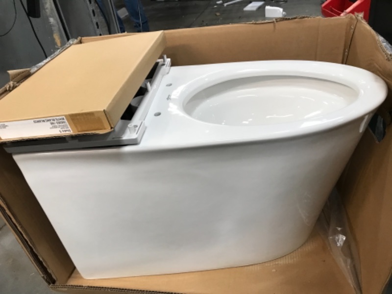 Photo 4 of American Standard 2548A100.020 Studio S Right Height Elongated Low-Profile Toilet with Seat