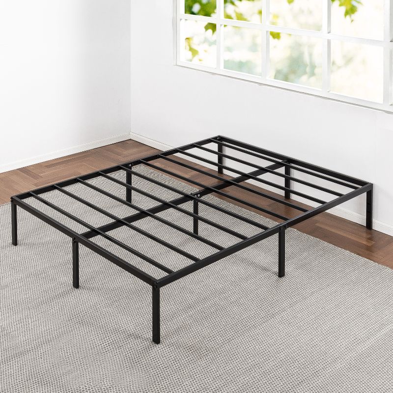 Photo 1 of 14 Inch Metal Platform Bed Frame, Queen