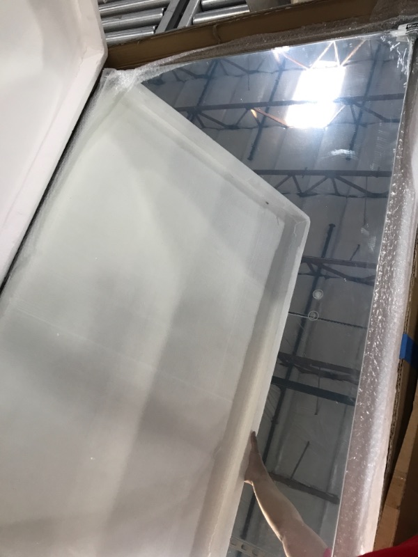 Photo 1 of 48 x 32 Inch Backlit LED Mirror Lighted Bathroom Mirror 