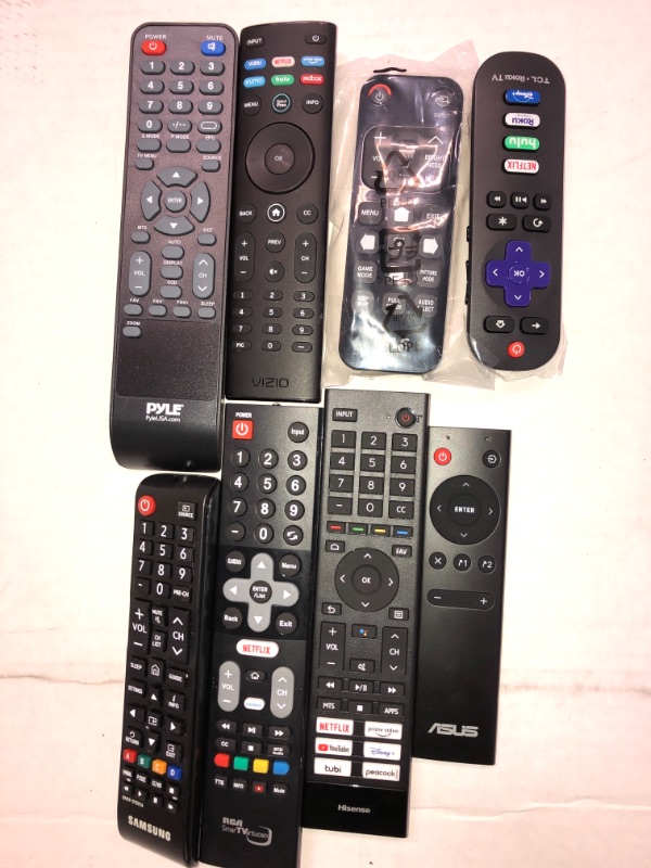 Photo 1 of SOLD AS IS !! BUNDLE OF ASSORTED BRANDS AND MODELS REMOTES FOR TV'S 