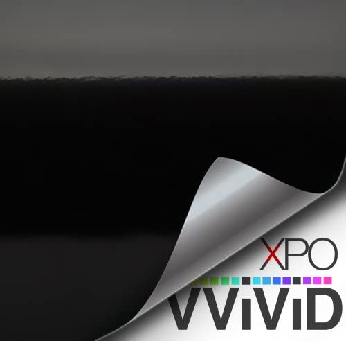 Photo 1 of Black Gloss 3ft x 5ft Car Wrap Vinyl Roll with Air Release 3MIL-VViViD8
