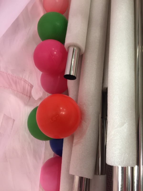 Photo 5 of FOLDABLE BABY PLAY PEN WITH RAINBOW BALLS, PINK
UNSURE OF SIZE
NOT BOXED!