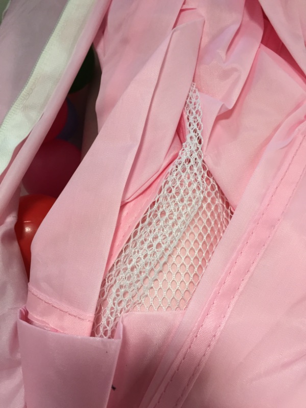 Photo 7 of FOLDABLE BABY PLAY PEN WITH RAINBOW BALLS, PINK
UNSURE OF SIZE
NOT BOXED!