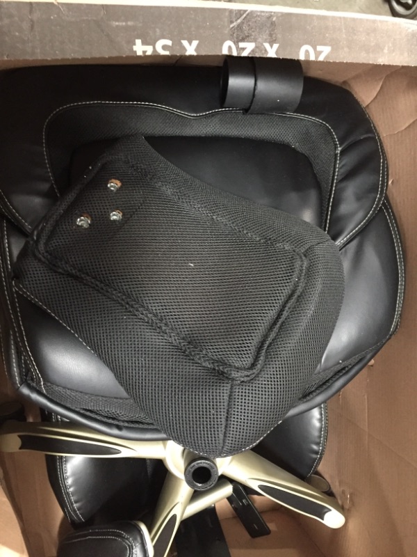 Photo 6 of SONGMICS Thick Executive Office Chair with High Back Large Seat and Tilt Function, Black
PARTS ONLY
SIMILAR TO PHOTO: BLACK/GOLD BASE