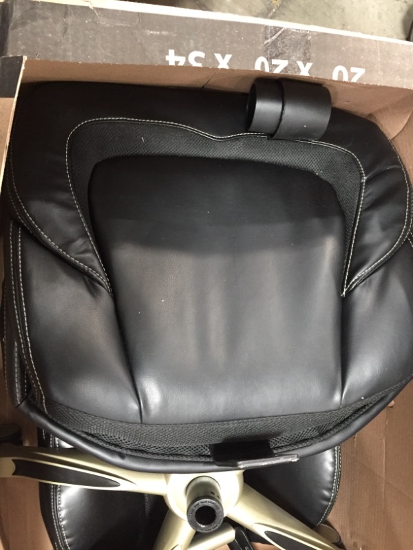 Photo 7 of SONGMICS Thick Executive Office Chair with High Back Large Seat and Tilt Function, Black
PARTS ONLY
SIMILAR TO PHOTO: BLACK/GOLD BASE