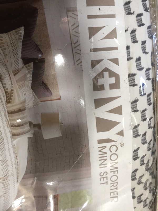 Photo 4 of INK+IVY Rhea 100% Cotton Comforter, Clipped Jacquard Stripes Modern Luxe All Season Down Alternative Bed Set, King/Cal King, Ivory/Charcoal 3 Piece &...
MISSING PILLOW CASES