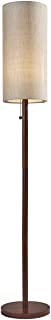 Photo 1 of Adesso® Hamptons Floor Lamp, 65"H, Beige Shade/Walnut Base