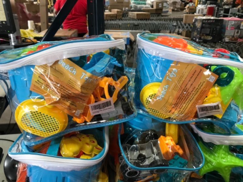 Photo 1 of Ayukawa 23 Pcs Beach Sand Toys ,Castle,Excavator,Watering can, Mold, Shovel,Outdoor Tool Kit for Kids, Toddlers
