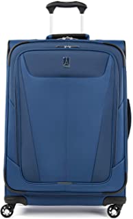 Photo 1 of Travelpro Maxlite 5 Softside Expandable Spinner Wheel Luggage, Sapphire Blue, Checked-Medium 25-Inch
