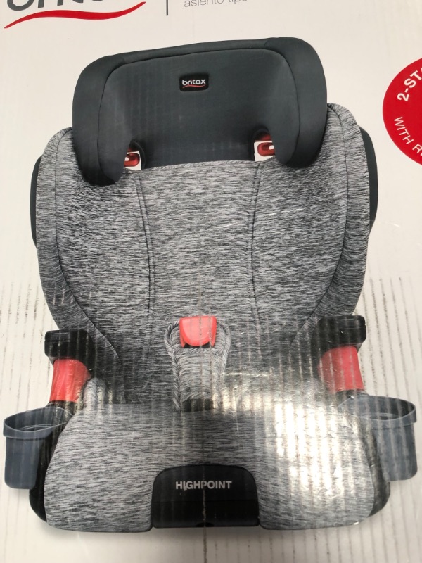 Photo 1 of Britax Highpoint 2-Stage Belt-Positioning Booster Car Seat, Cool Flow Gray - Highback and Backless Seat
