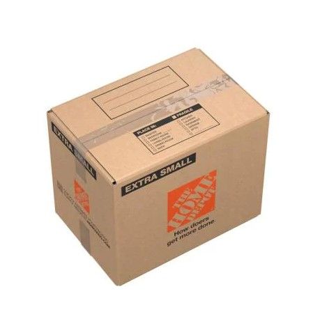 Photo 1 of 15 in. L x 10 in. W x 12 in. Extra-Small Moving Box (9 Pack)
