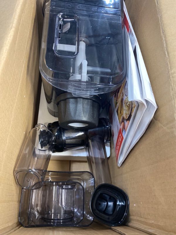 Photo 1 of EMERIL LAGASSE Pasta & Beyond, Automatic Pasta and Noodle Maker with Slow Juicer - 8 Pasta Shaping Discs Black
