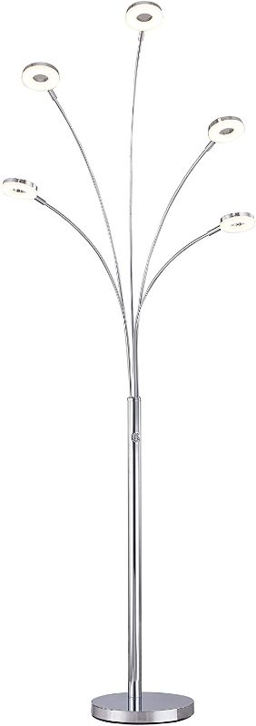 Photo 1 of Artiva USA LED802268FC UFO Super Bright LED 5-Arched Floor Lamp with Touch Dimmer, 73"H, Modern Chrome
