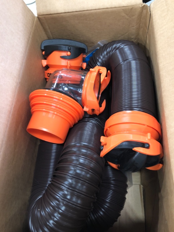 Photo 2 of Camco 39742 RhinoFLEX 20' RV Sewer Hose Kit with Swivel Fitting