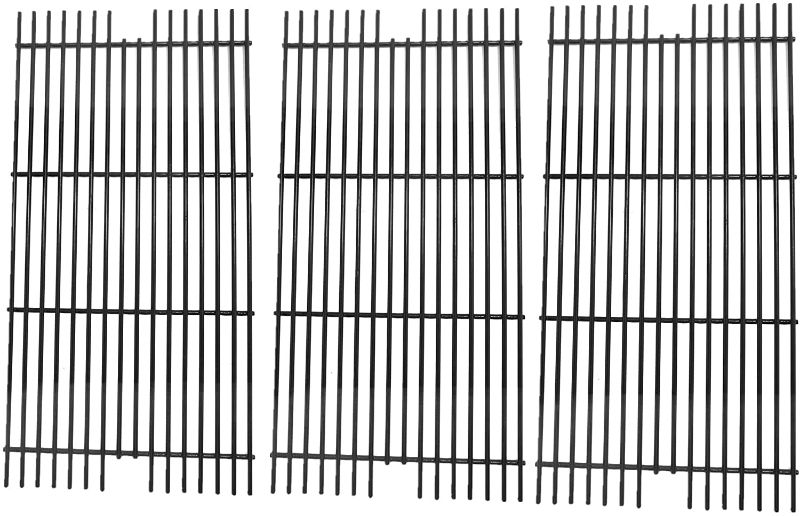 Photo 1 of Zljiont 22.75 in Cooking Grid Grates for Viking 316-911, VGBQ030-2T, VGBQ300-2RT/E, VGBQ532T, VGIQ300-2RT Gas Grills, Porcelain Steel Cooking Grids 3-Pcs